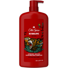 Чоловічий гель для душу Old Spice Bearglove body wash, 887 мл